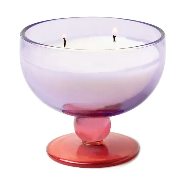 Aura Glass Candle - Purple & Pink - Pepper & Plum