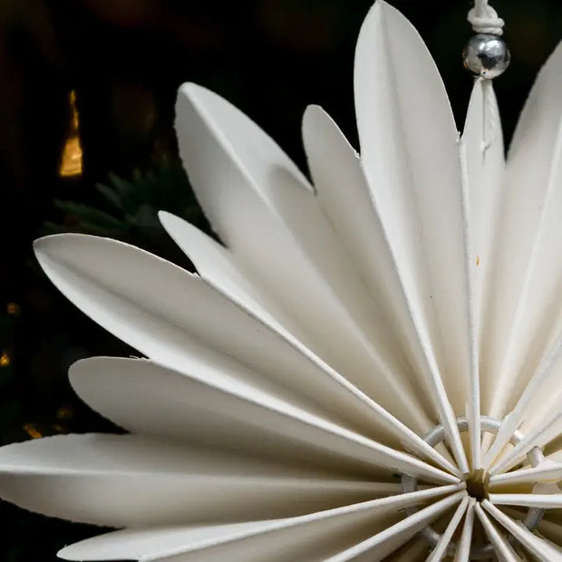 Paper Christmas Tree Decoration White