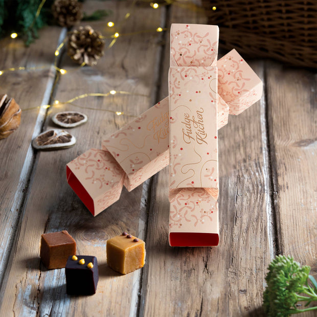 Luxury Fudge in Christmas Cracker