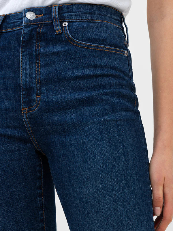 Stretch Cigarette Blue Denim Jeans From Victoria Shop