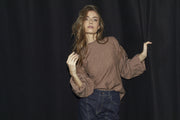 model wearing NaraCC Balloon Sleeve Blouse