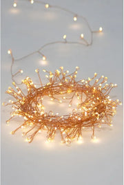 Cluster Copper Lights Indoor/Outdoor 3.2M Battery Powered