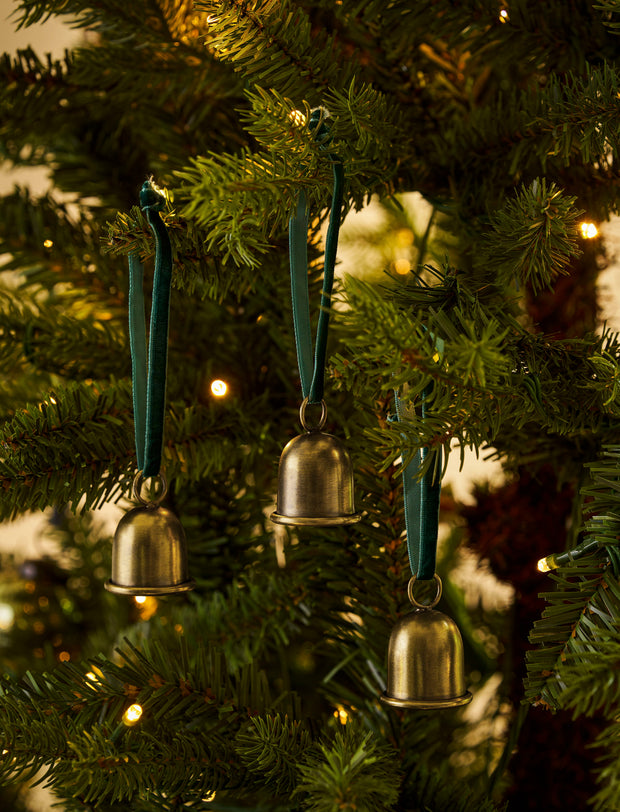 Cromwell Christmas Bells displayed on Christmas tree