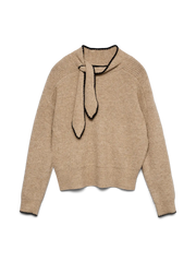 Bow Tie Black Stitch Pullover