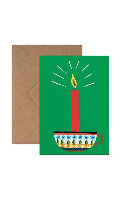 Christmas Mini Card Pack - Candle & Snowdrops