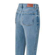 High Waist Straight Fit Denim Jeans