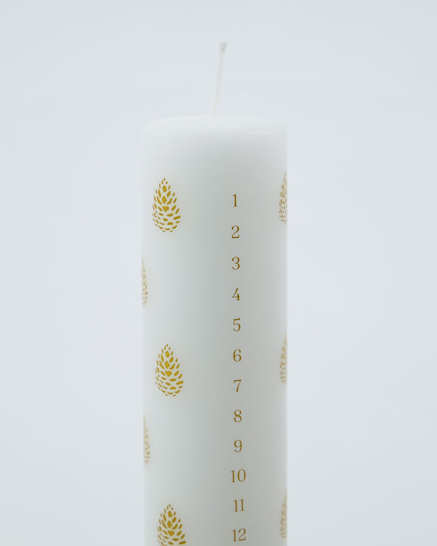 detail Christmas Candle Calender Countdown