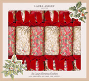 Laura Ashley Red Festive Botanicals 13" (6pcs) FSC Mix