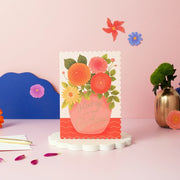 Hooray It's Your Birthday Vase Greeting Card