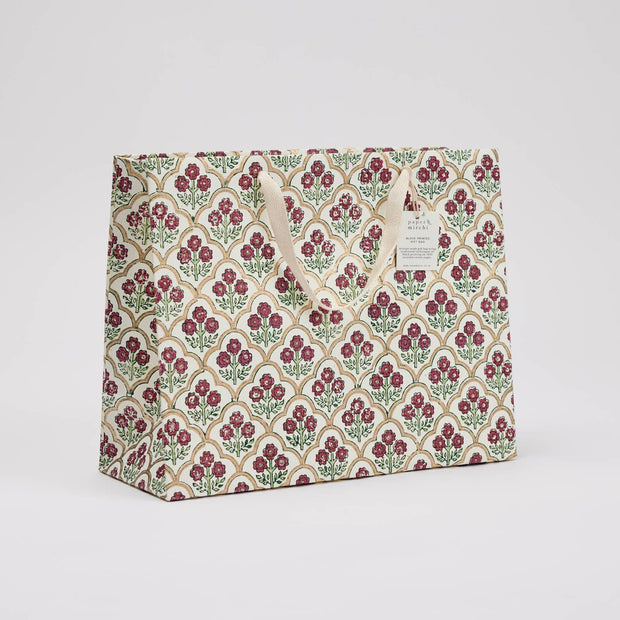 Trellis cherry large gift bag