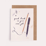 New Job Pencil Card