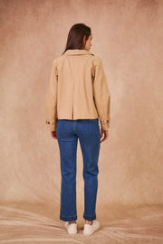 reverse detail of Violette Short Trench Jacket