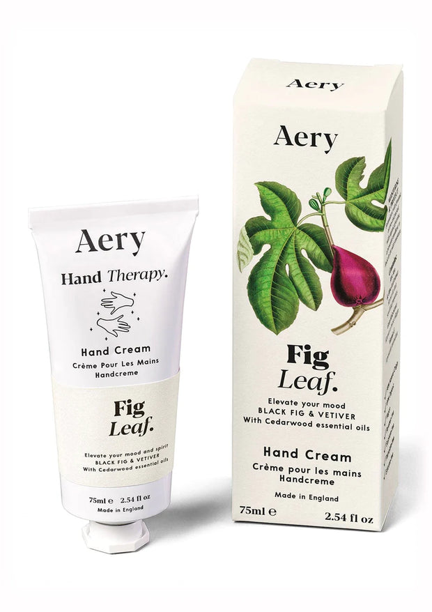 Fig Leaf Hand Cream with botanical packaging