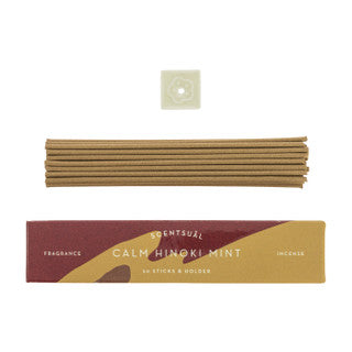 Scentsual Calm Hinoki Mint Incense Sticks