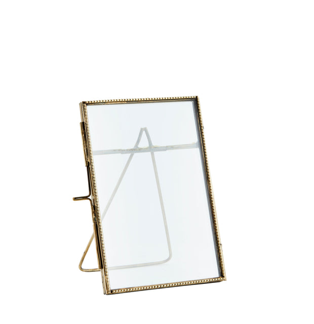 Freestanding Brass Photo frame 13x18cm