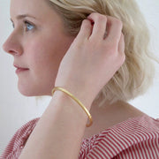 Gold or Silver Bar Bangle - From Victoria Shop