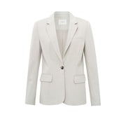 A comfortable and stylish jersey blazer made in a slim fit. The blazer features long sleeves, pockets and a button.