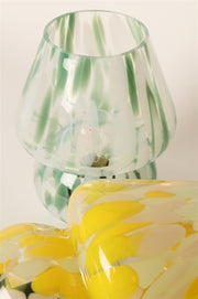 Portable Table Lamps Joyful- Green & White