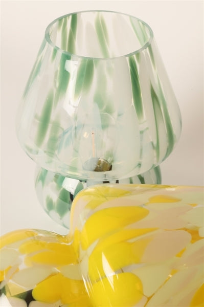 Portable Table Lamps Joyful- Green & White