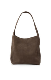 Large Leather Shoulder Bag With Adjustable Strap