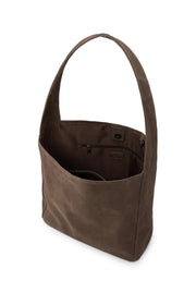 Large Leather Shoulder Bag With Adjustable Strap