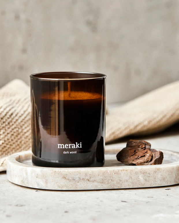 Dark Wood Scented Candle - from victoria shop