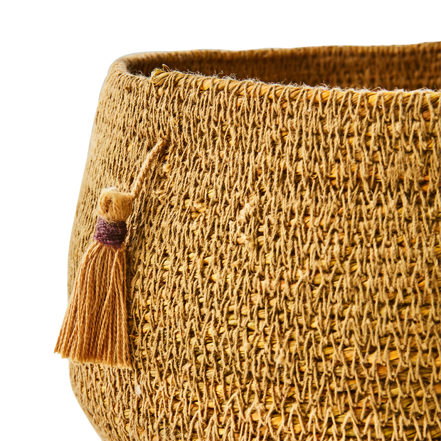 Madiba Mustard Basket detail