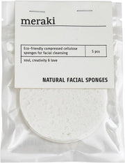 Meraki Facial Cleaning Sponges - Set of 5