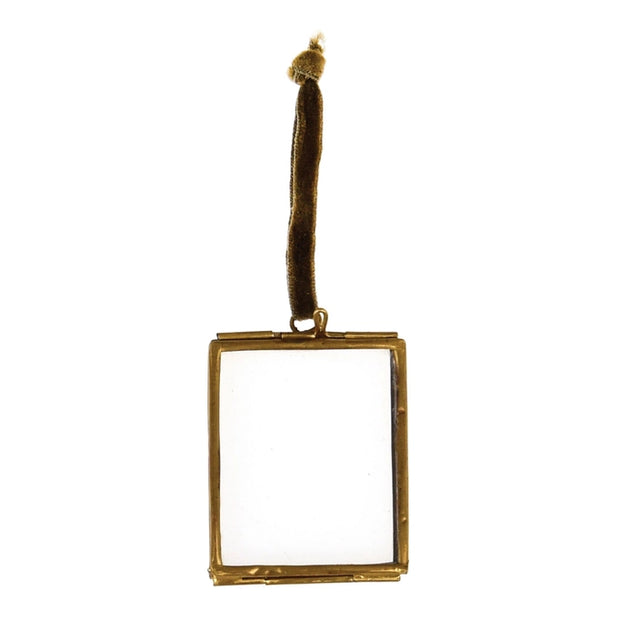 Hanging Brass Frame 4.5X5.5cm - from Victoria Shop