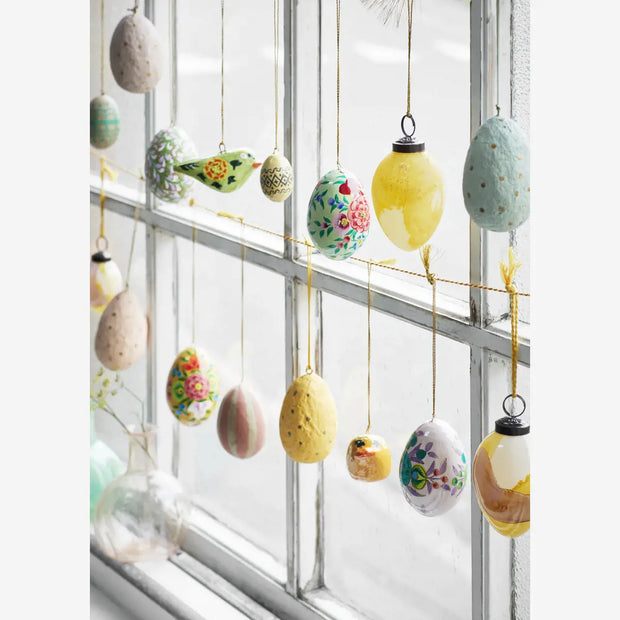 Hand Painted Paper Mache Eggs