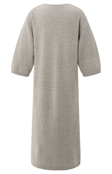 reverse detail of knitted dress