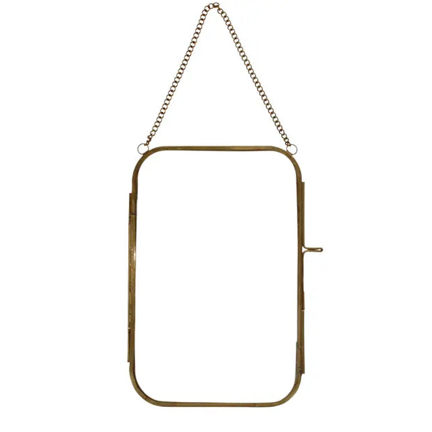 Rounded Hanging Brass Frame 13X20cm - From Victoria Shop