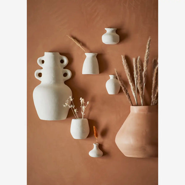 Madam Stoltz Wall Mounted Paper Mache Vase