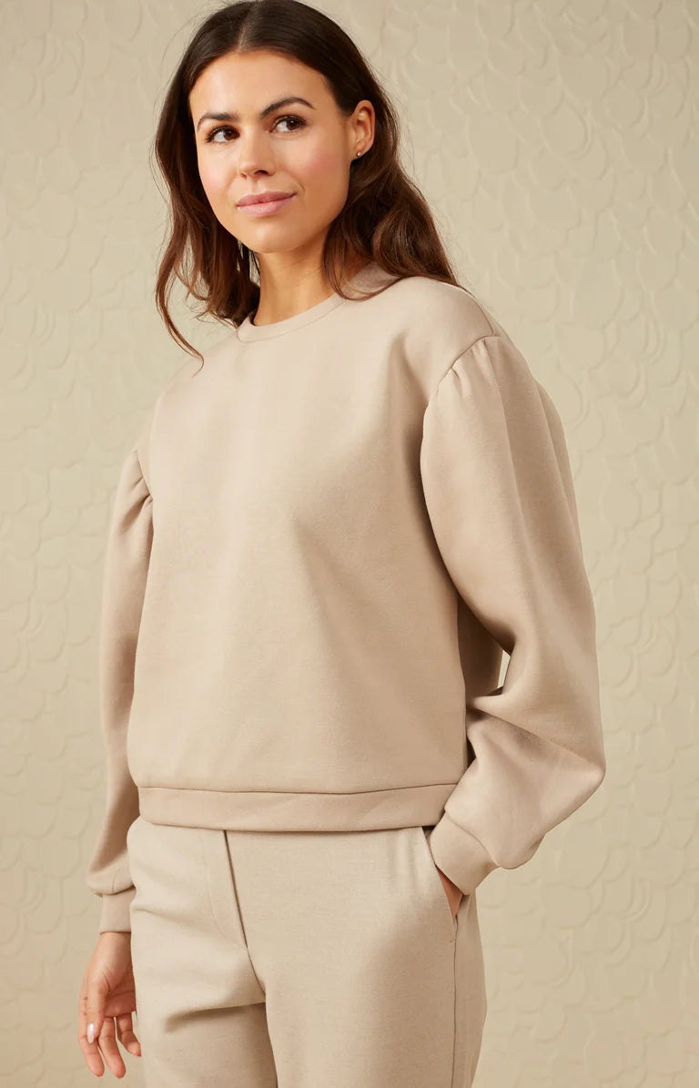 Sweatshirt 2025 puff sleeves