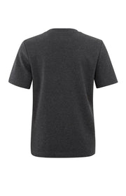 reverse detail T-shirt with short sleeves