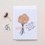 the day you were born the world got a little brighter - greeting card