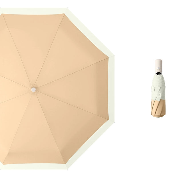 beige & Ivory trim umbrella