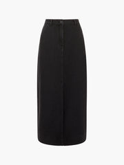 Denver Black Denim Midaxi Skirt
