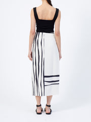 GENEVIEVE ARIETTE LINEN SKIRT