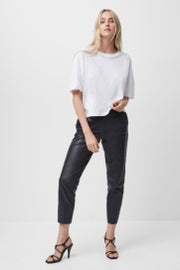 Tally Jersey Crewneck T-Shirt, Linen White