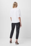 Tally Jersey Crewneck T-Shirt, Linen White