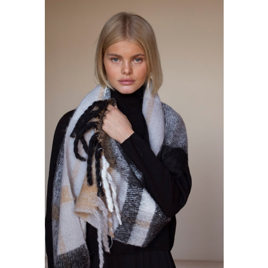 Stockholm Arctic Checked Scarf