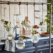 Nadja Glass Hanging Tea light Holder display - from victoria shop