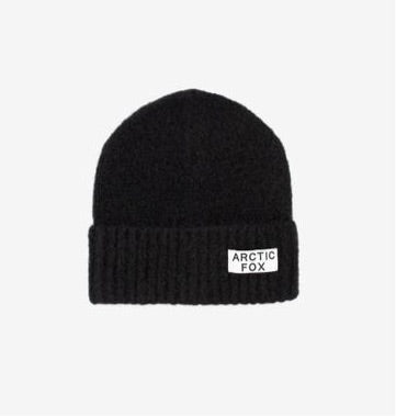 Mohair Beanie Hat - Midnight Black - from victoria shop