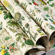 flora gift wrap paper book