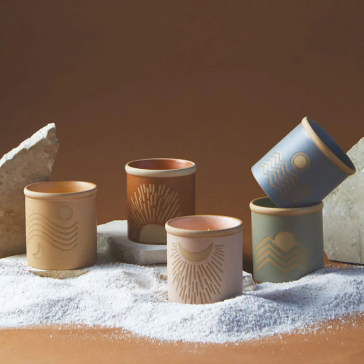 Dune Ceramic Wildflowers & Birch candle