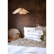 Rattan Linen Ceiling Lamp