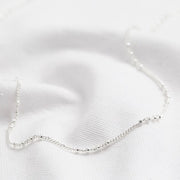 Silver Satellite Chain Necklace - from victoria shop