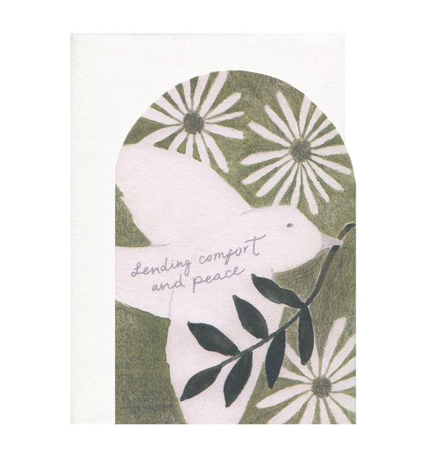 'Sending Comfort & Peace' - Sympathy Greeting card