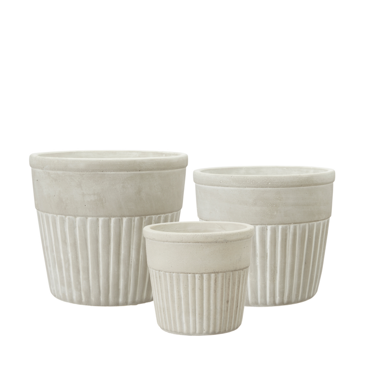 Zemka Stoneware Plant Pot (3 sizes)